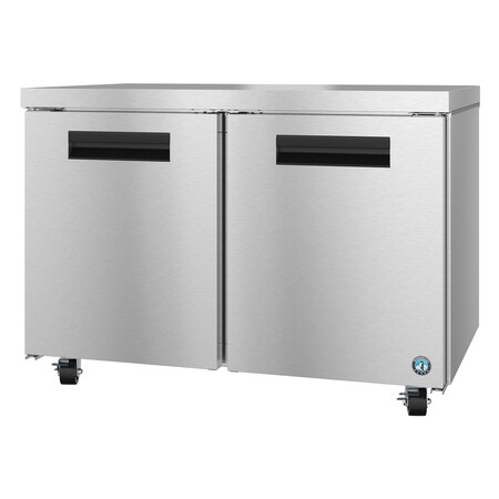 Hoshizaki Freezer, Two Section Undercounter, Stainless Doors,  UF48B